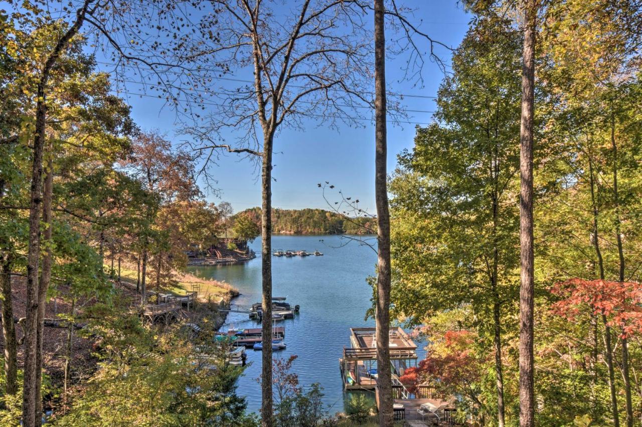Lake Keowee Escape With Dock, Deck And Lake Access! Six Mile Exterior foto